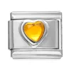 0307 Heart gold Gemstone