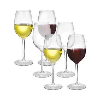 Durable Tritan Crystal Unbreakable Wine Glasses BPA-Free for Champagne Goblets for Red Wine Parties