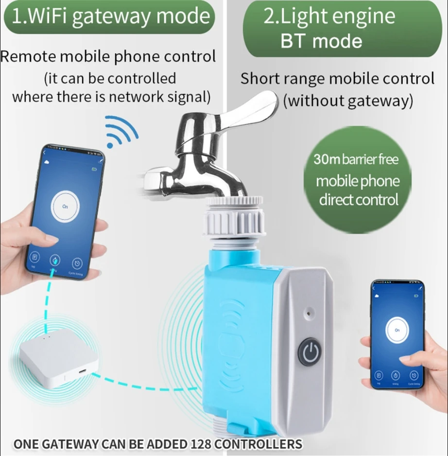 APP controlled watering timing controller, automatic intelligent watering device for watering flowers