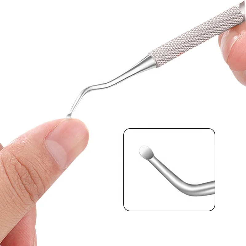 Zehennagelfeile Aus Edelstahl – Doppelseitig, 15 Cm, Für Eingewachsene Nägel