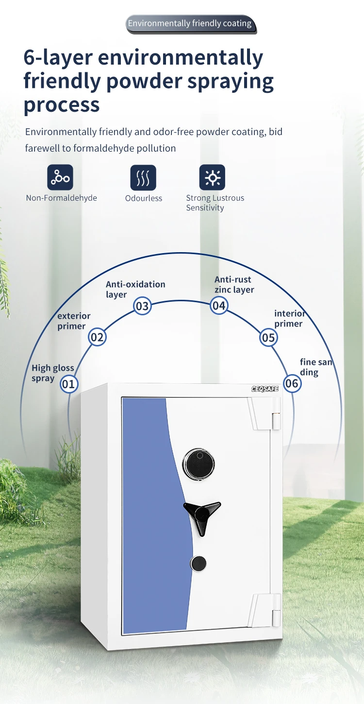 CEQSAFE Office Home Security Digital Safe Electronic Password Safe Fireproof Smart Safe Box supplier