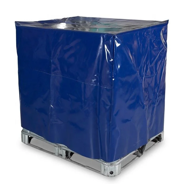 Custom LOGO Waterproof PVC Pallet Cover for Cargo and Container Plastic Pallet Cover Bag