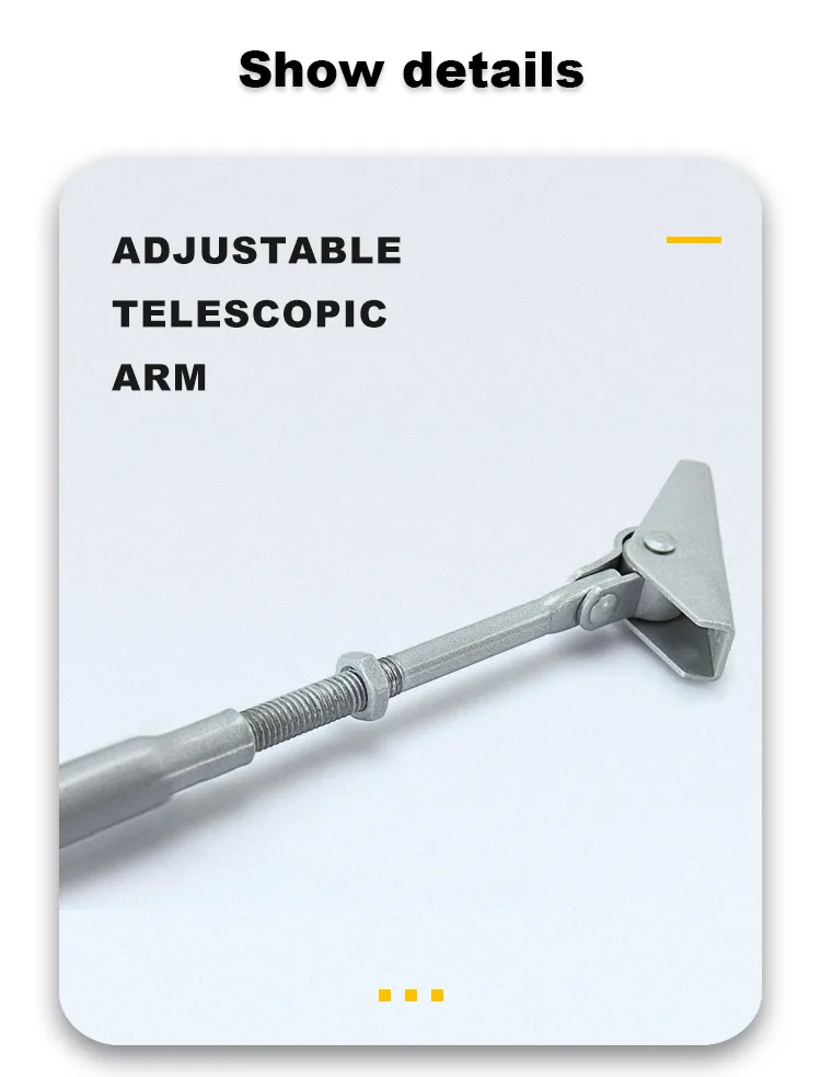 Camel Adjustable Telescopic Arm Concealed Door Closer 25-45KG High Strength Aluminum Alloy Metal Automatic Door Closer