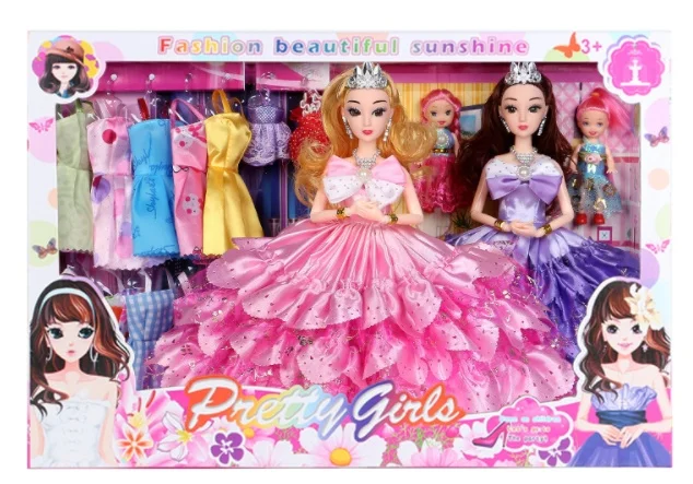 Прямая Продажа с фабрики подарочный набор кукол для девочек свадебное платье принцессы маленьких кукла детская игрушка