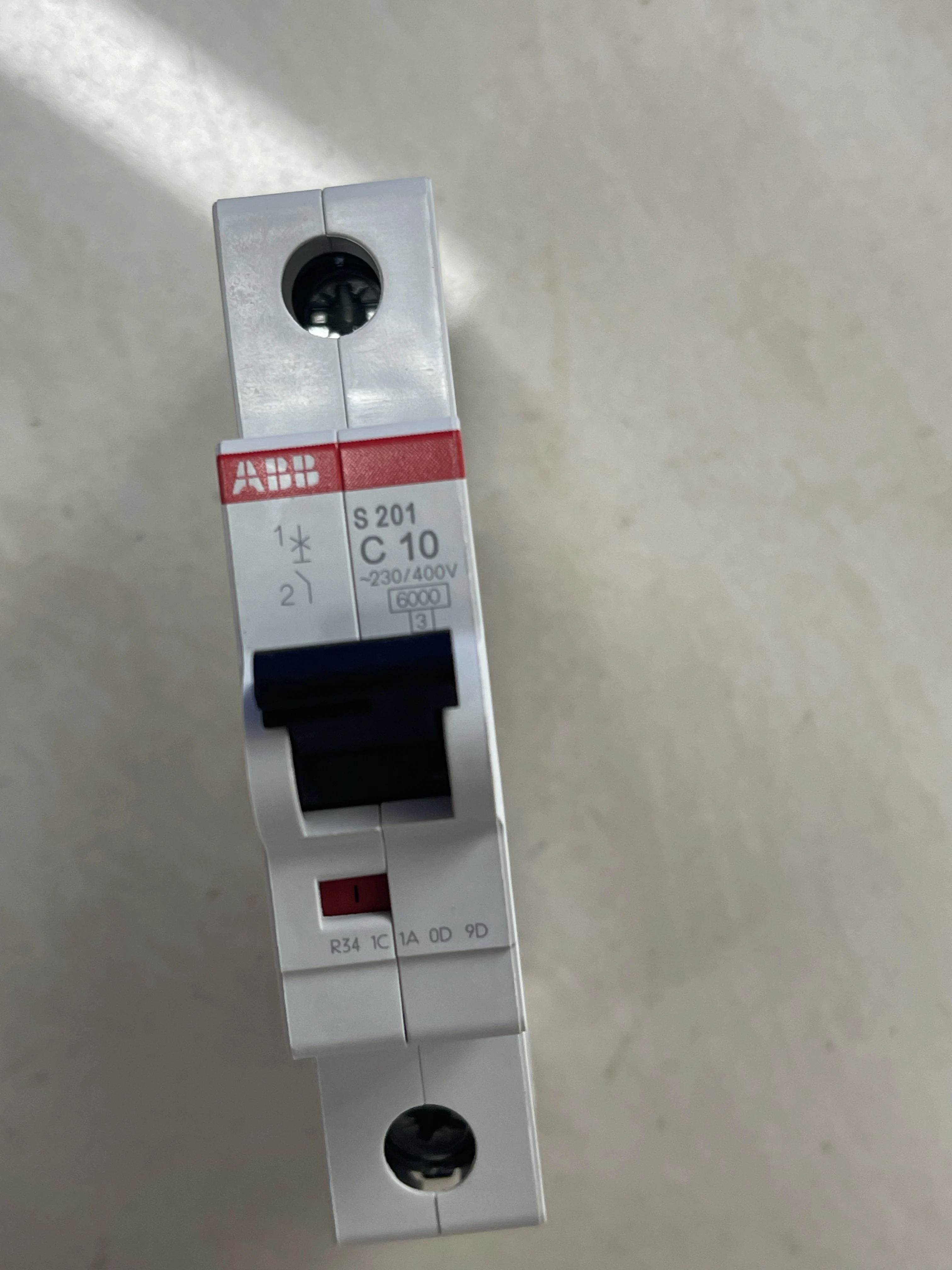 ABB Miniature Circuit Breaker S201 C10 ABB Miniature Circuit Breaker S201 C10