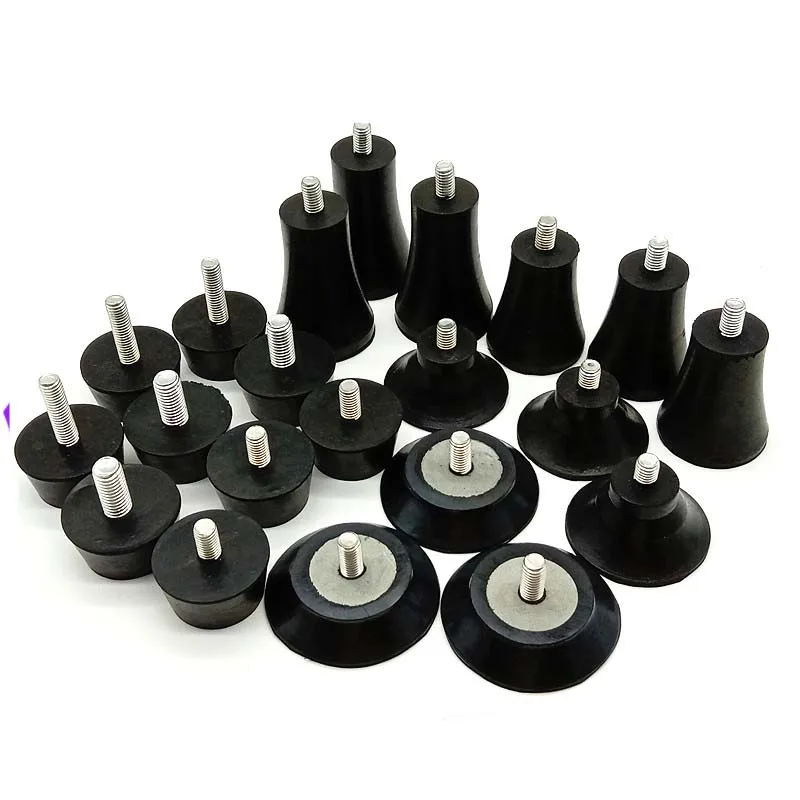 Piedini Regolabili Per Mobili M8 - Confezione 8 Pezzi - Nero - Foto 4