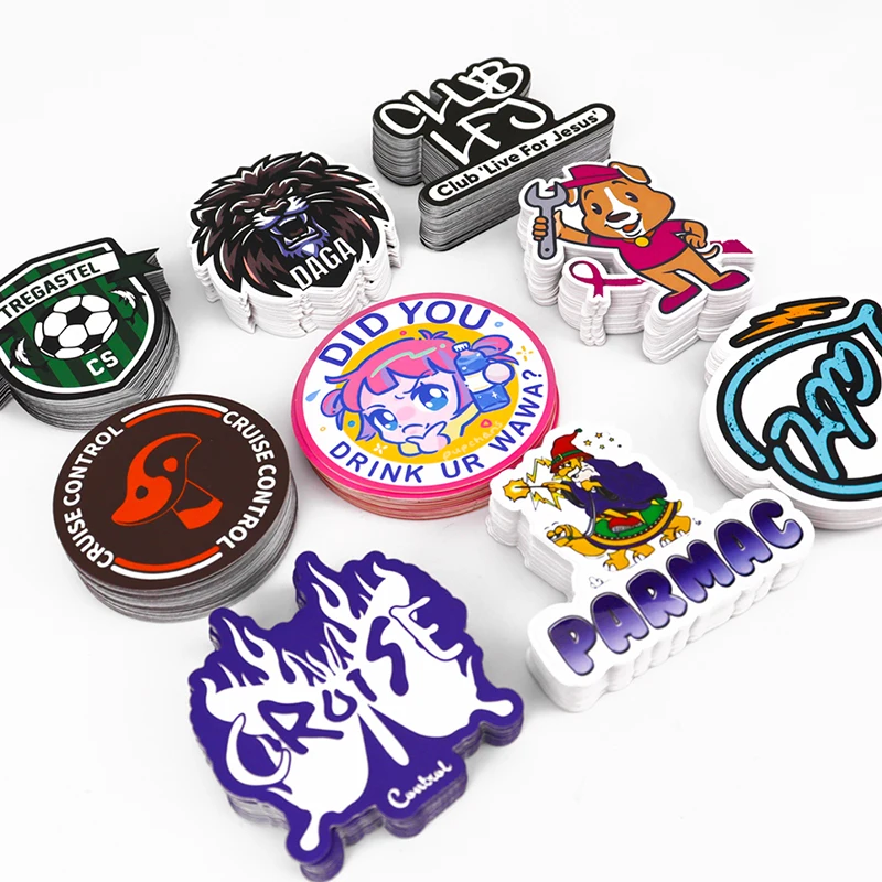 Custom Holographic Vinyl Logo Die Cut Stickers Promotional Hologram ...