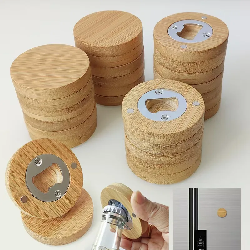 DIY Bamboo Wood Magnet Bottle Opener-Versatile Everyday Furniture Portable Simple Design preview 5