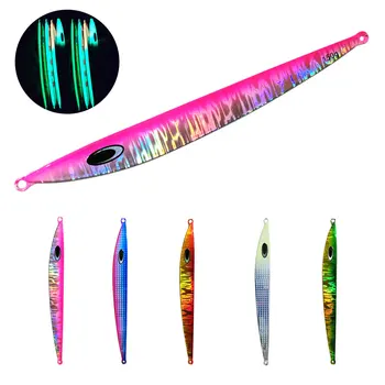 Fast-Sinking Luminous Pure-Iron Welded Iron-Plate Artificial Hard Bait Hooks Quick-Pull Sea Fishing Boat Tuna Bonito Bait – Hard Lure – view 2