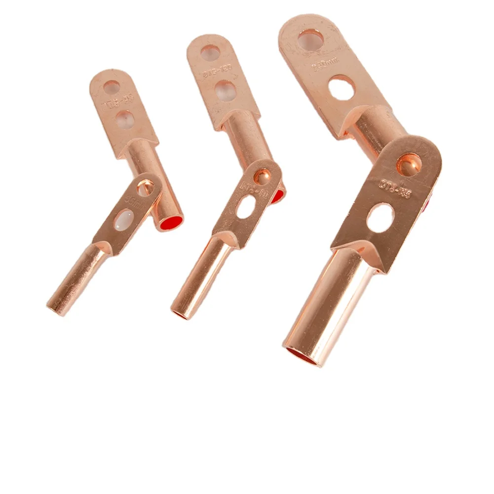 Dts Dual Hole Copper Nose Wiring Terminal Double Eye Connector Wire Ear