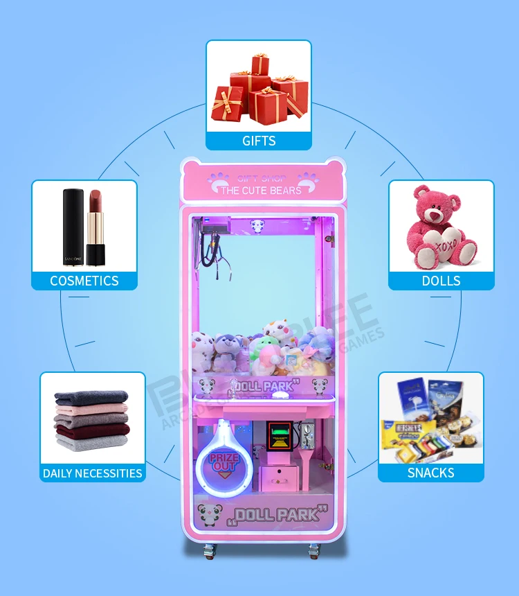 Advanced Technology Claw Crane Vending Machines for Sale