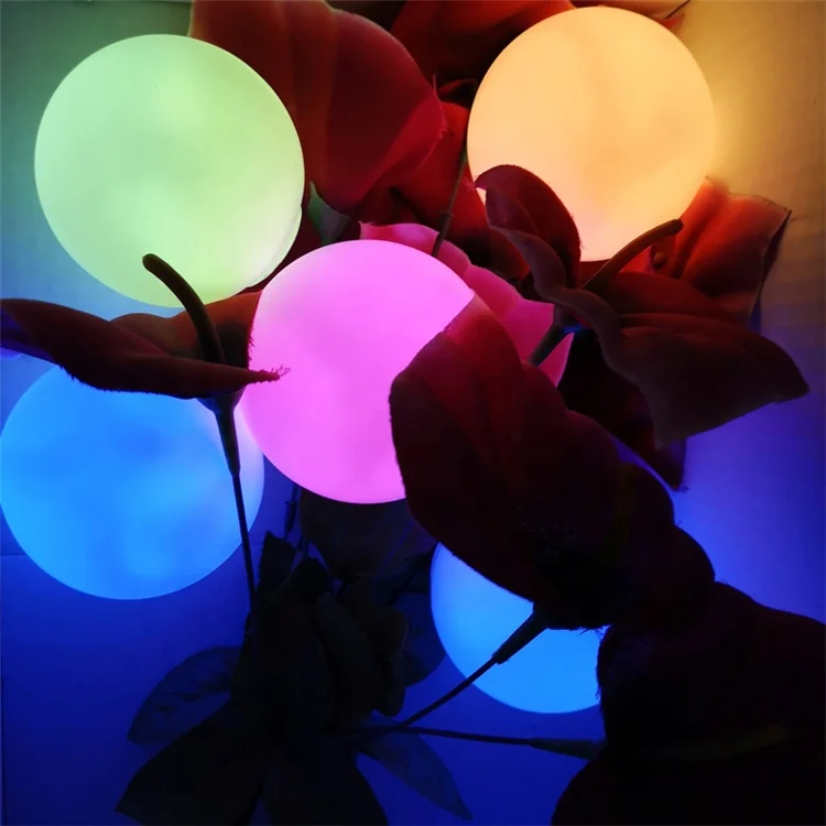 Color Changing Led Ball Light for Outdoor Garden Game Capture the Flag