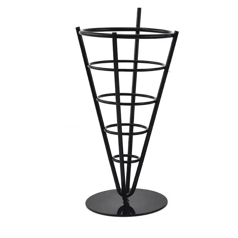 American Style Iron Chicken Mini Snack Basket Restaurant Fries Fryer Basket Wholesale Creative Food Basket factory