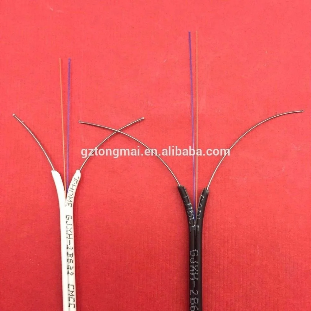 Factory Price 1 2 4 core Ftth Fiber Cable for Indoor Outdoor Use