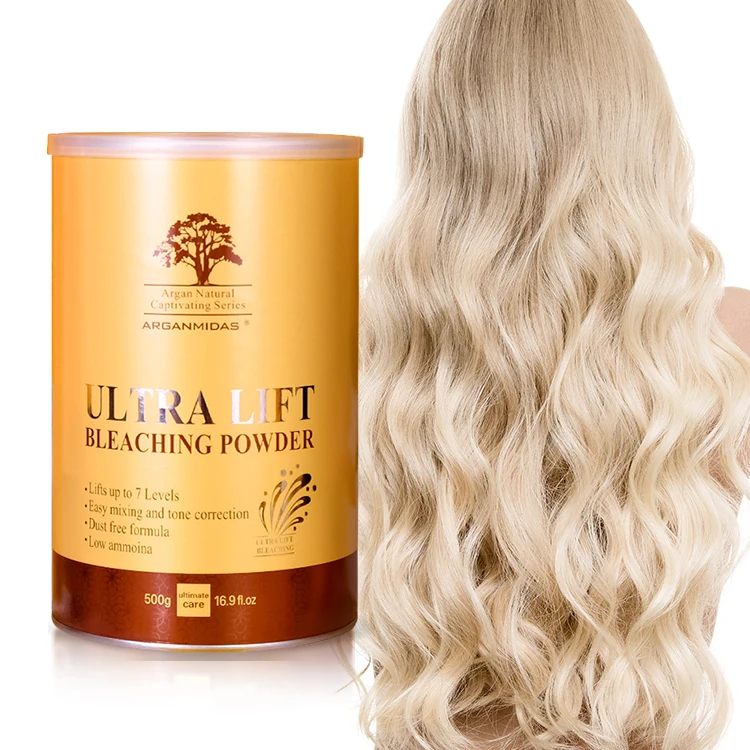 Arganmidas Level 9 Professional Changing Hair White Bleaching Hair Blue Bleach Powder