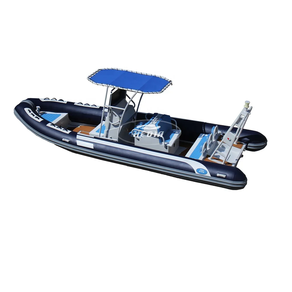 Hedia RHIB Luxury Design Aluminum Semi Rigid-Hulled Boat