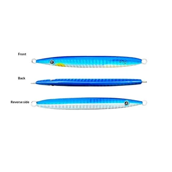 Direct Supply From Source Factory Wholesale Metal Jig Lure Iron Plate Quick Retrieve Lead Fish Bait 40g 50g 60g Saltwater Fish – Metal Jig – view 3