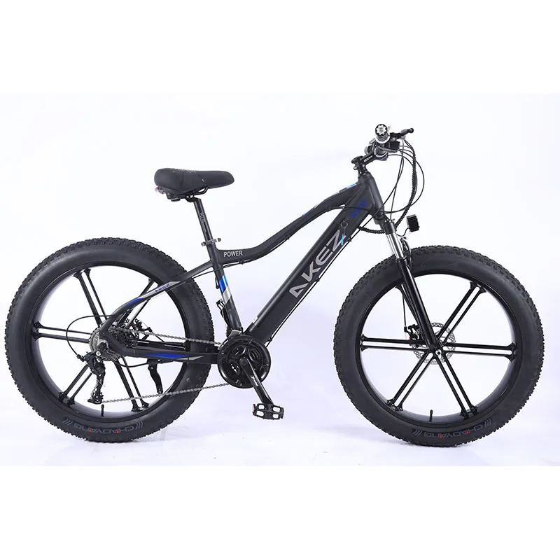 AKEZ電動パワフル自転車26'27.5 ''29  ''ファットタイヤバイク750W48V/13AHバッテリーEBikeスポーツスノービーチマウンテンEbike