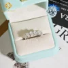 4*6mm pear Silver