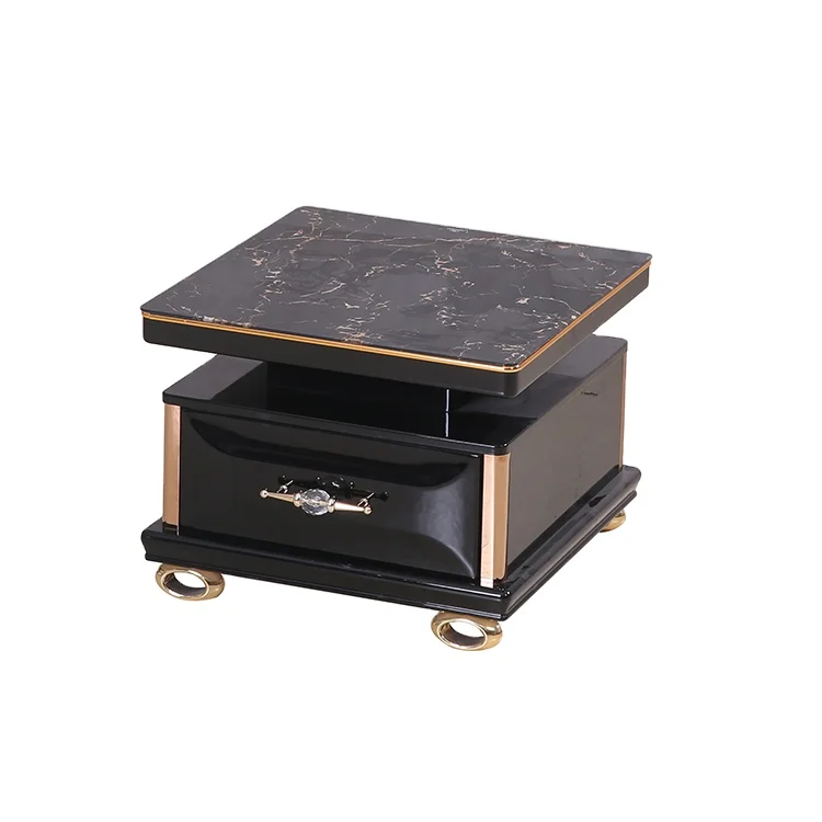 Unique Small Modern Low Gray Side Table Furniture Sitting Room Side Tables for Living Room Black Side Table with Storage