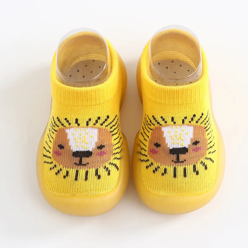0-4 Year Old Baby Indoor Non-slip Soft Sole Cartoon Pattern Toddler Shoes Factory Direct Sale