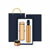 2pcs set [cup + umbrella] gold