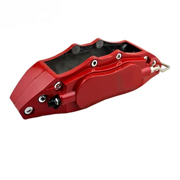 Couvercles D'étrier De Frein Universels (paire) - Alliage Aluminium Rouge - Pour Jantes 16-18 Pouces - Décoratif Et Protecteur