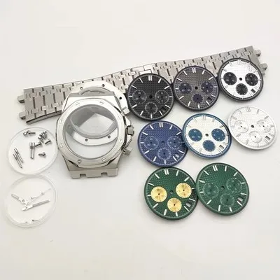 改造時計アクセサリー42MMオークオクタゴナルケースダイヤル