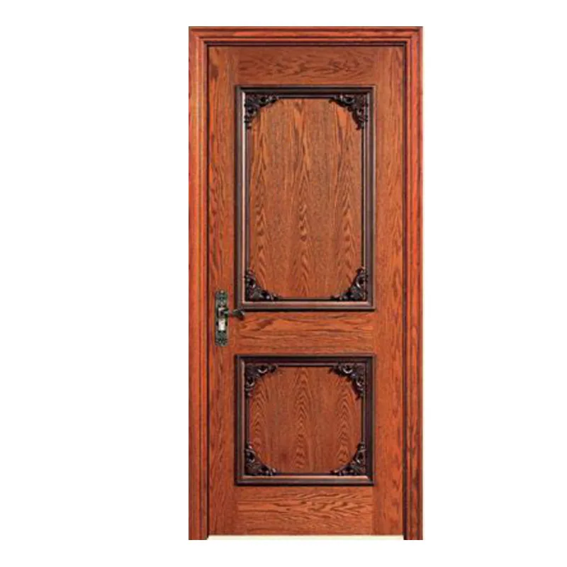 2024 Hot sales solid teak wood door luxury carving design villa exterior  door design