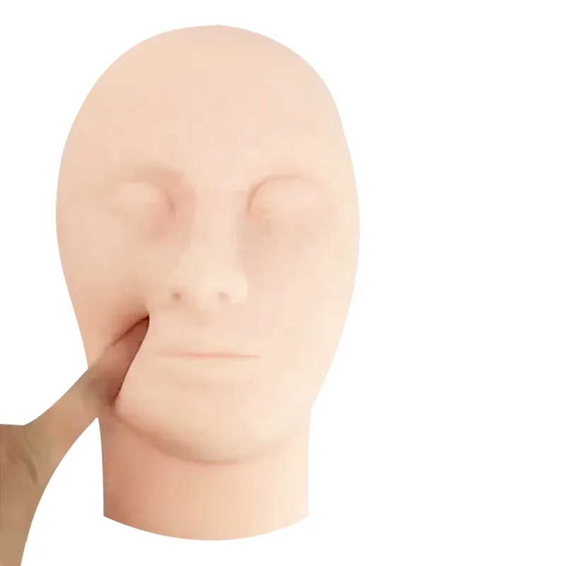 Silicone Head Injection Training Model Facial Injection Training Model for Beauty Industry