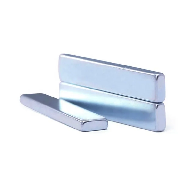 Super Strong N35 Permanent Neodymium Magnet Zinc Plating Block