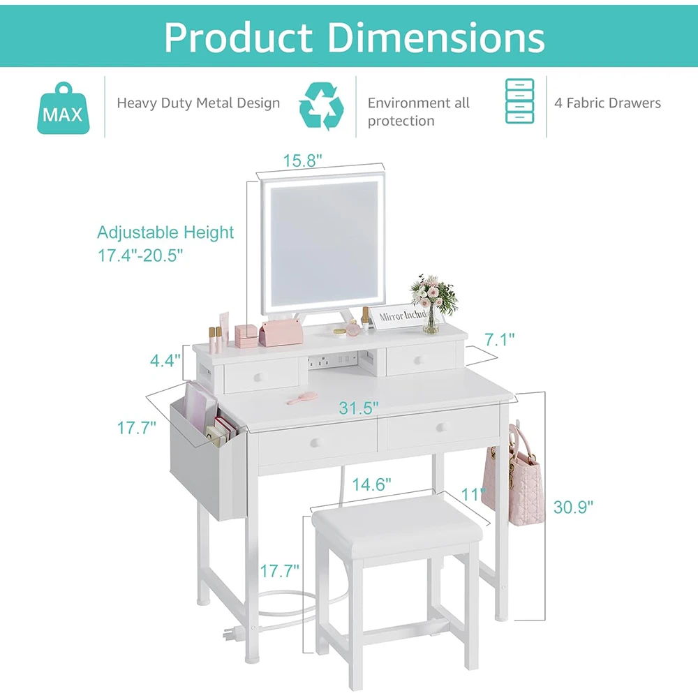 Product dimensions