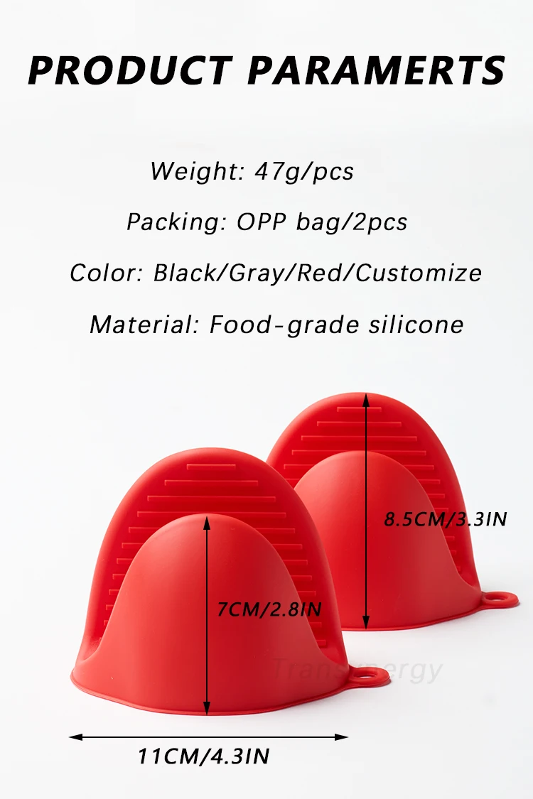 Hot Selling Heat Resisting Oven Gloves Silicone + Cotton Gloves Oven