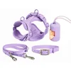 Purple four-piece set