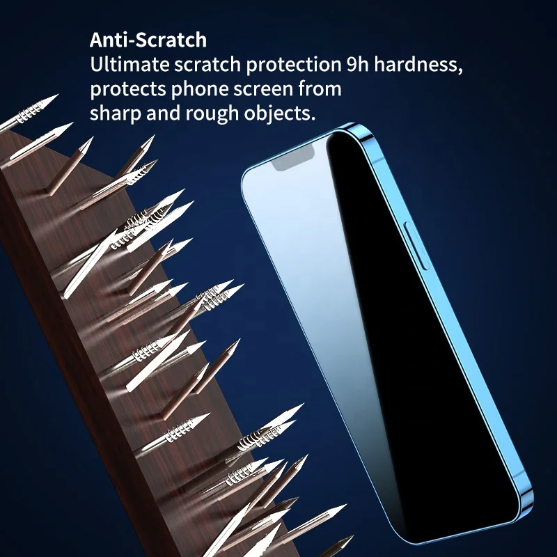 Bulk 9H Unbreakable Tempered Glass Screen Protector Full Cover 0.33 2.5D 3D for iPhone 16 12 Mini Pro Max 2 3 Pack Fully