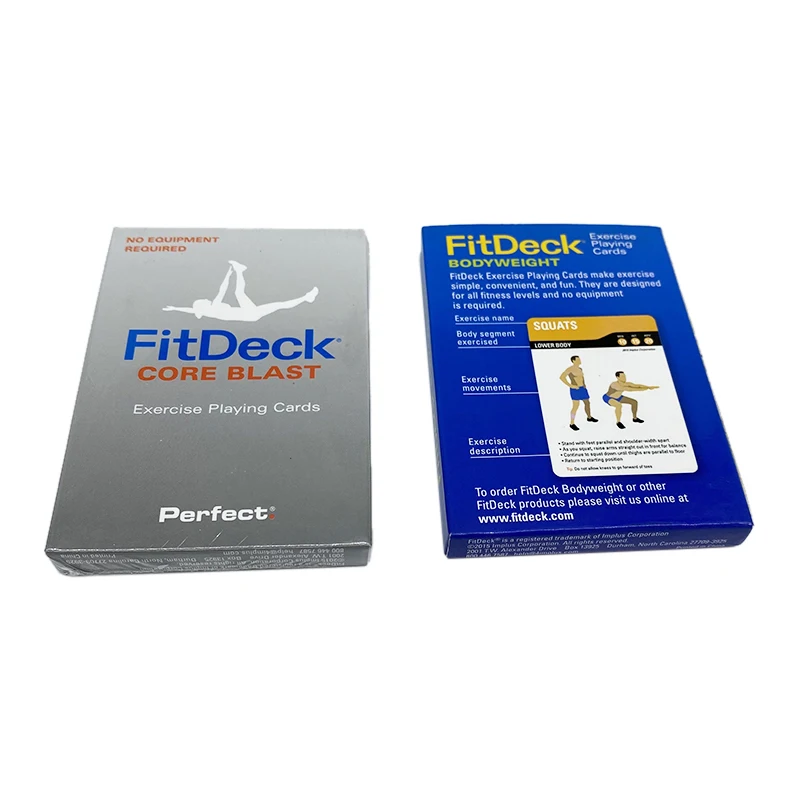 Factory Customized Print Yoga Exercise Card Game Printed Make Stretching Yoga Learning Exercise Game Cards