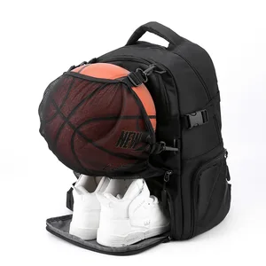 2026 Custom Logo Fashion Unisex Waterproof Travel School Student Gym Sports Backpack USB Basketball Football Soccer Shoes