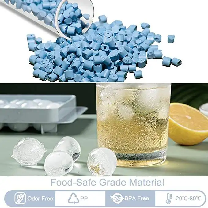 Хит продаж Круглый лоток для льда хоккея с крышкой 33 креативный холодильник