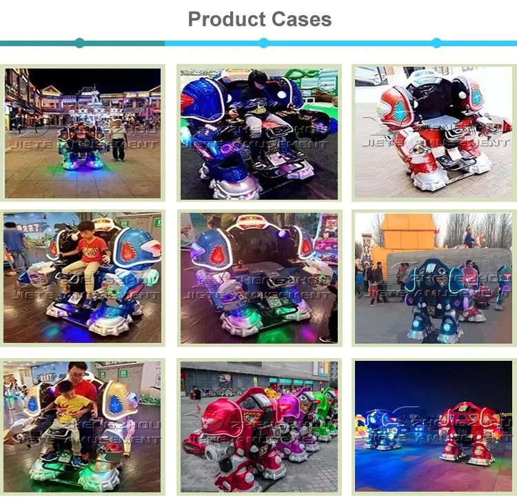 Hotselling Chargeable Amusement Park battle king 3 gen walking robot ride For Kids For Adult For Sales
