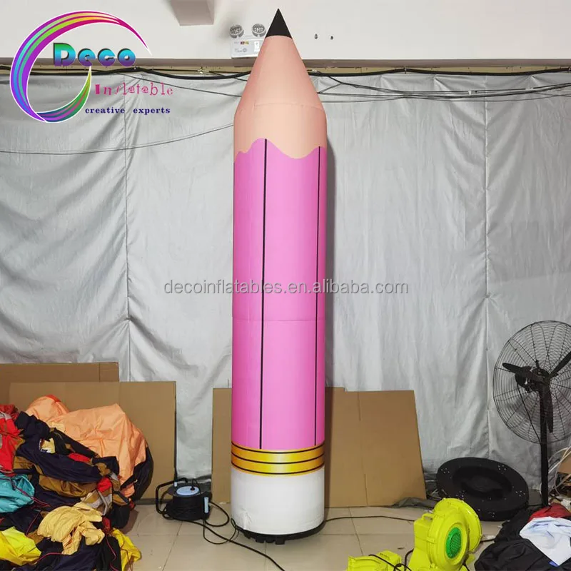 Factory Low Price Custom Store Inflatable Advertising Model Inflatable Pencil Inflatable Stationery