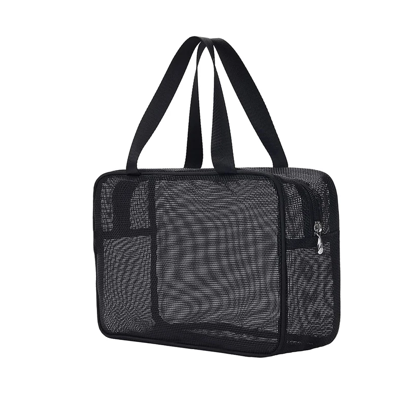 Mesh Shower Caddy Portable Toiletry Tote Travel Gym Bag Women Men