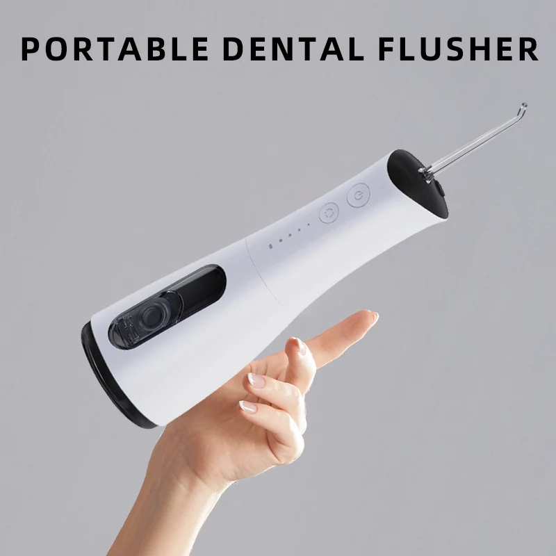 Mini Electric for Oral Irrigator Orthodontic Spray Water Flosser Cordless Dental Cleaner for Household Hotel Use USB Power