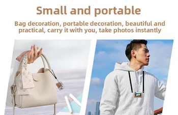 18g Portable Retro Camera Digital Video Photo Audio Recorder SD Card CMOS 2MP 1080P 5 Filters Pocket Size Kids Gift Travel Use detail image