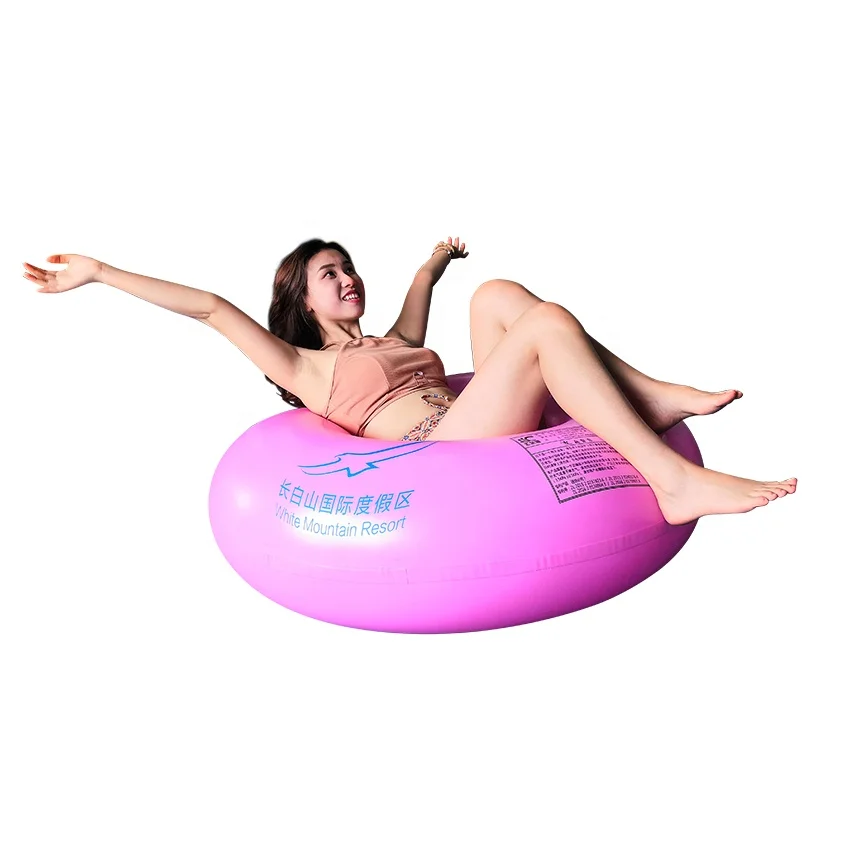 Inflatable Water Park Lazy River Pool Float Transparent clear Single Tube