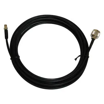 Cable coaxial flexible RG8X solo blindado con cubierta de PVC negra