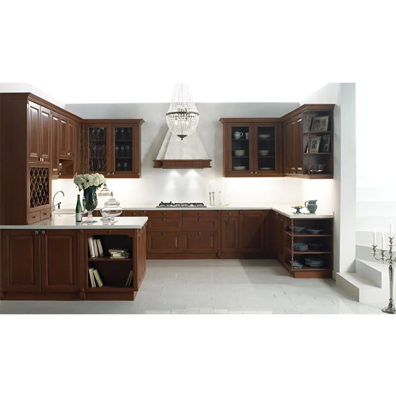 Hot Sale Nordic Modern Home Kitchen Furniture Sets Lacquer Kitchen