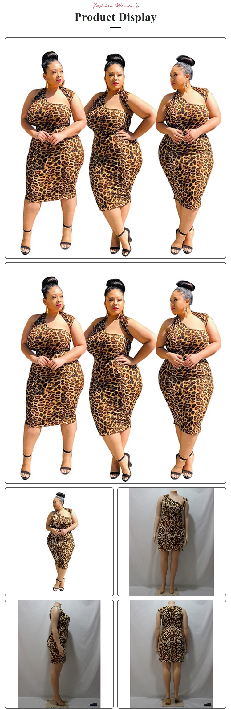 Clothing In Stock New Design Fat Women Club Large Plus Size Clothing Prom Midi Dress