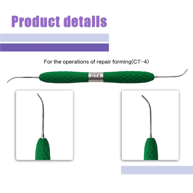 Dental Resin Filler Aesthetic Restoration Kit for Resin Knife Plastic Double Ended Filler Instrument Dentist Filling Tools