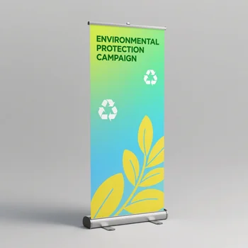 Quality Customization Poster Display Stand Roller Roll Pop up Banner Portable Aluminum Roll-up Display Advertising Banner Stand