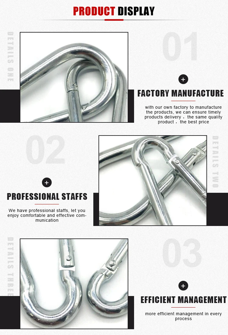 4 PCS TRIGGER Hook Clip Double Ended Snap Clip Trigger Bucket £10.19